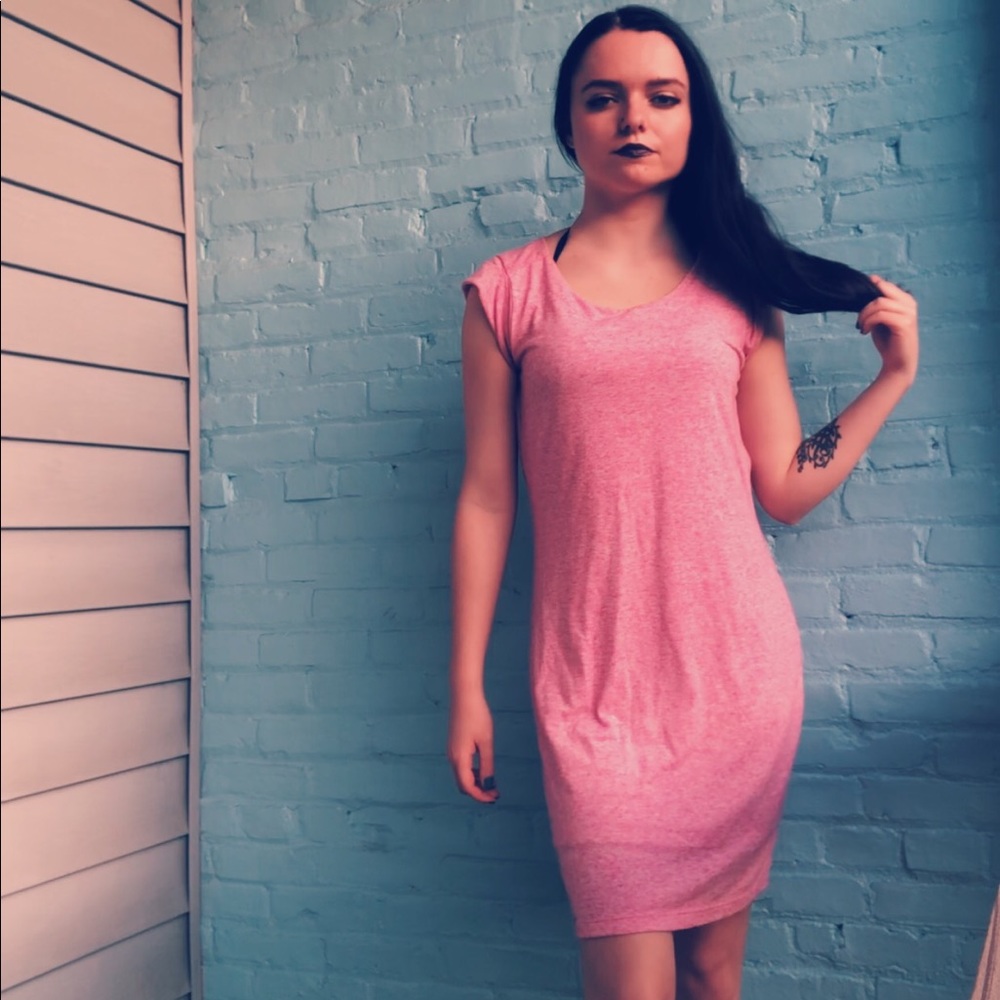 Athleta pink sporty dress
